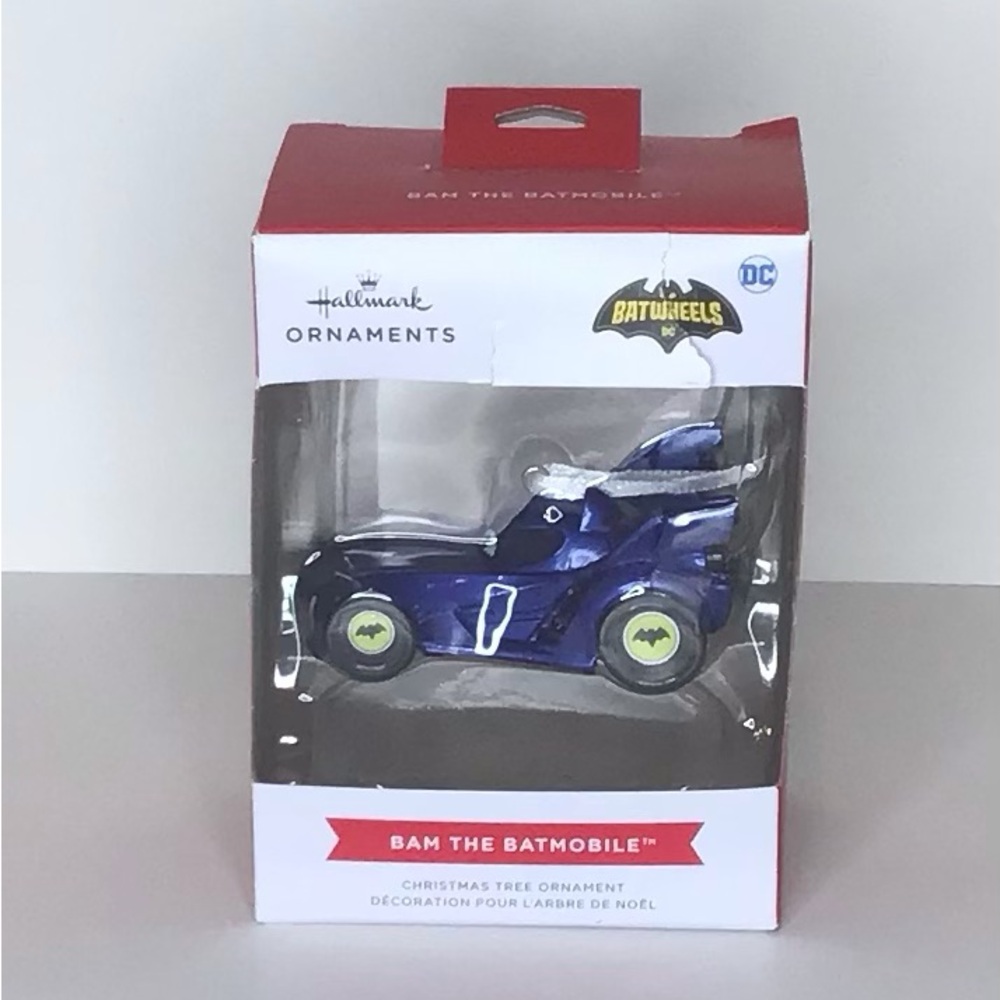 New Hallmark DC Comics Bam the Batmobile Christmas Ornament